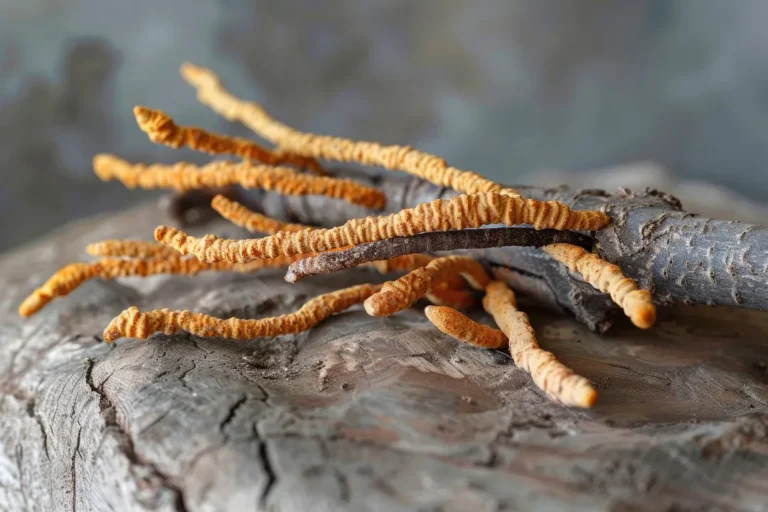 cordyceps raw in nature in mountains