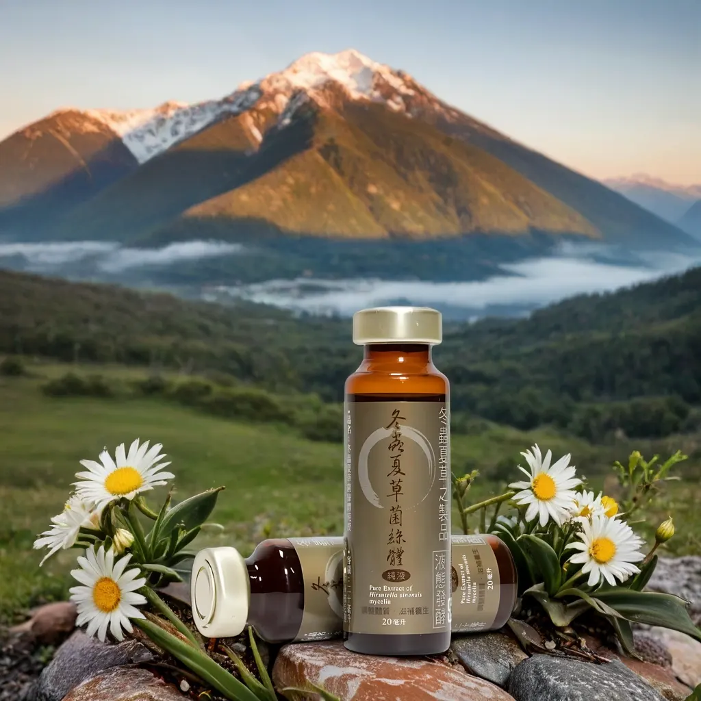 cordyceps sinensis pure extract on grass